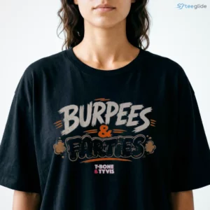 97.1 the fan t bone tyvis burpees farties shirt 2