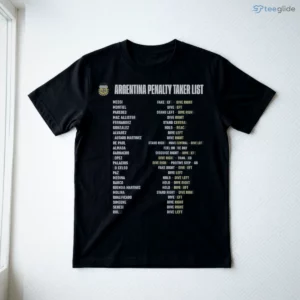Argentina Penalty Taker List T-Shirt 2 argentina penalty taker list t shirt 3