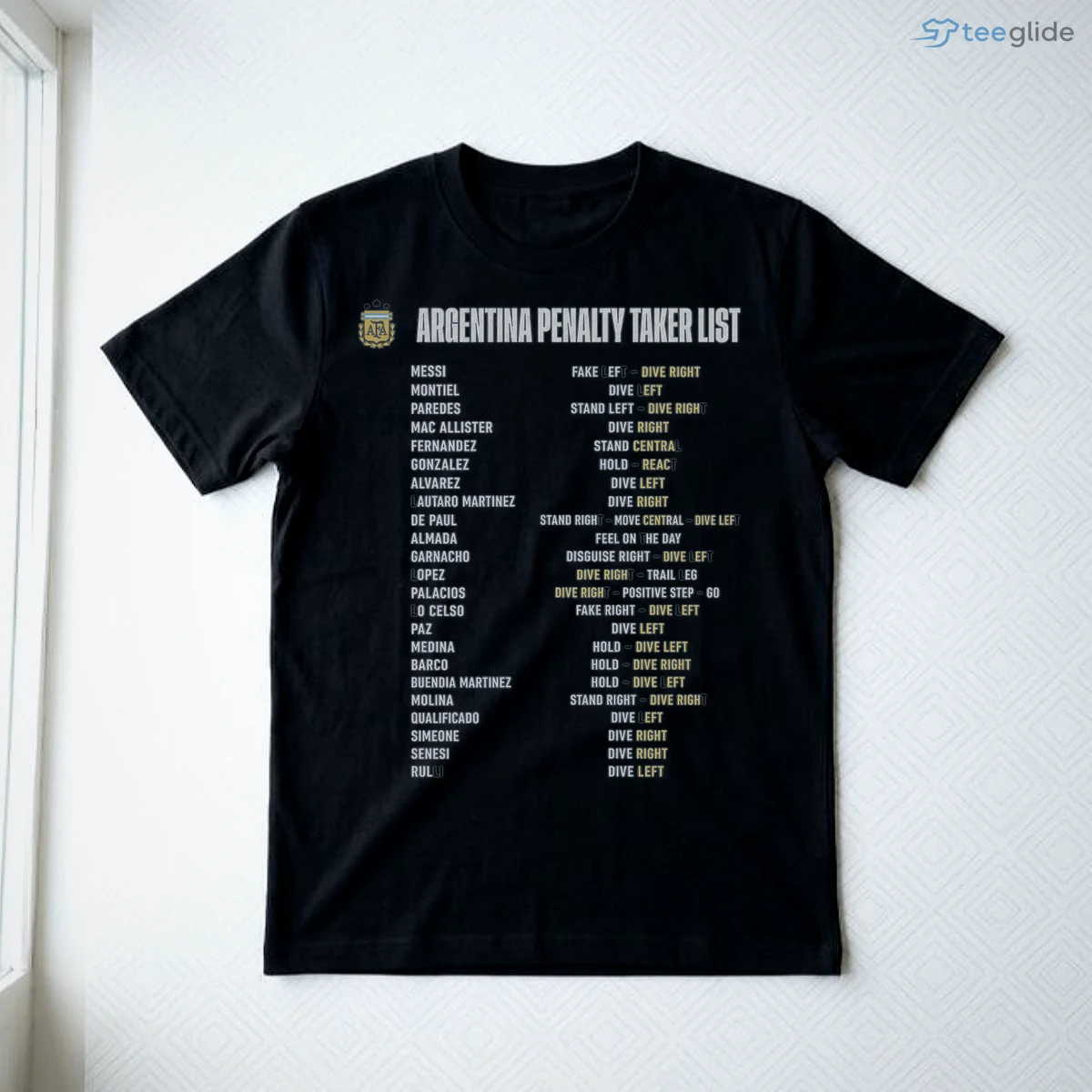 argentina penalty taker list t shirt 3 argentina penalty taker list t shirt 3