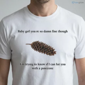 baby girl pinecone t shirt 1