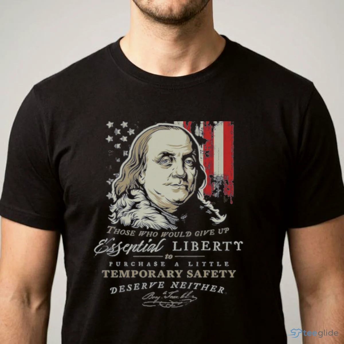 ben franklin liberty and safety quote tee shirt 1 ben franklin liberty and safety quote tee shirt 1