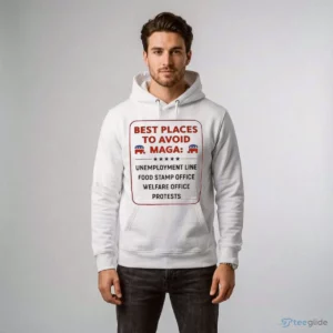 best places to avoid maga unemployment line food stamp office welfare t shirt 4