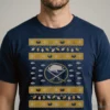 buffalo sabres holiday lights sweater t shirt 1