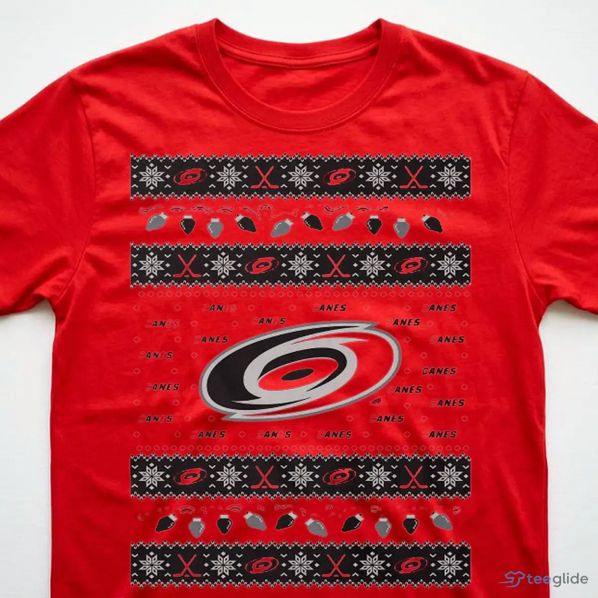 carolina hurricanes holiday lights sweater t shirt 3 carolina hurricanes holiday lights sweater t shirt 3