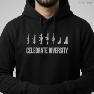 celebrate diversity gun t shirt 4