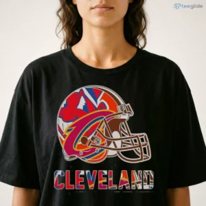 cleveland sports mashup shirt browns guardians cavaliers monsters buckeyes logo t shirt 2