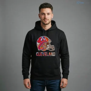 cleveland sports mashup shirt browns guardians cavaliers monsters buckeyes logo t shirt 4