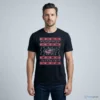 Columbus Blue Jackets Holiday Lights Sweater T-Shirt 5 columbus blue jackets holiday lights sweater t shirt 1