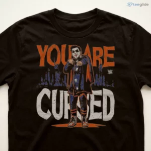 Danhausen WWE NYC You Are Cursed WHT Shirt 2 danhausen wwe nyc you are cursed wht shirt 3
