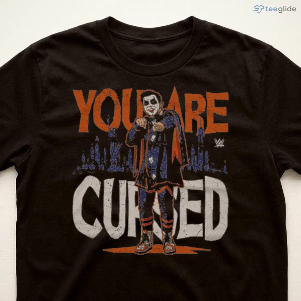 danhausen wwe nyc you are cursed wht shirt 3 danhausen wwe nyc you are cursed wht shirt 3