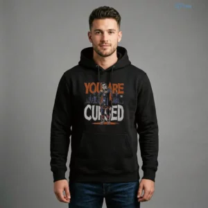 Danhausen WWE NYC You Are Cursed WHT Shirt 3 danhausen wwe nyc you are cursed wht shirt 4