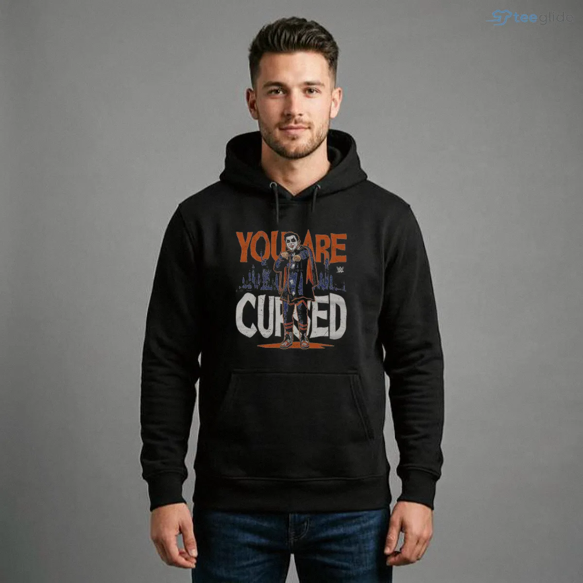 danhausen wwe nyc you are cursed wht shirt 4 danhausen wwe nyc you are cursed wht shirt 4