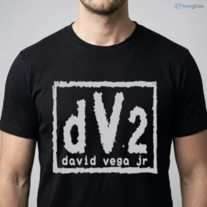 dv2 david vega jr white grunge square frame t shirt 1