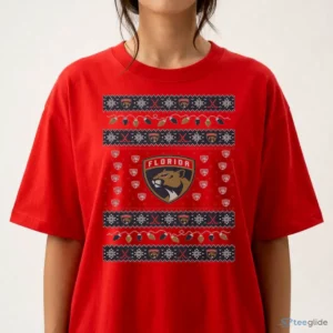 florida panthers holiday lights sweater t shirt 2
