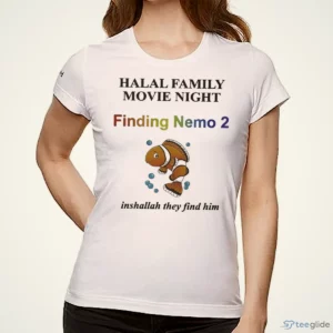 halal family movie night finding nemo 2 inshallah they find him fish shirt 1