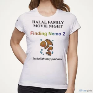 halal family movie night finding nemo 2 inshallah they find him fish shirt 3