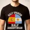Half Spanish Half Argentinian Flag Shirt 4 half spanish half argentinian flag shirt 1