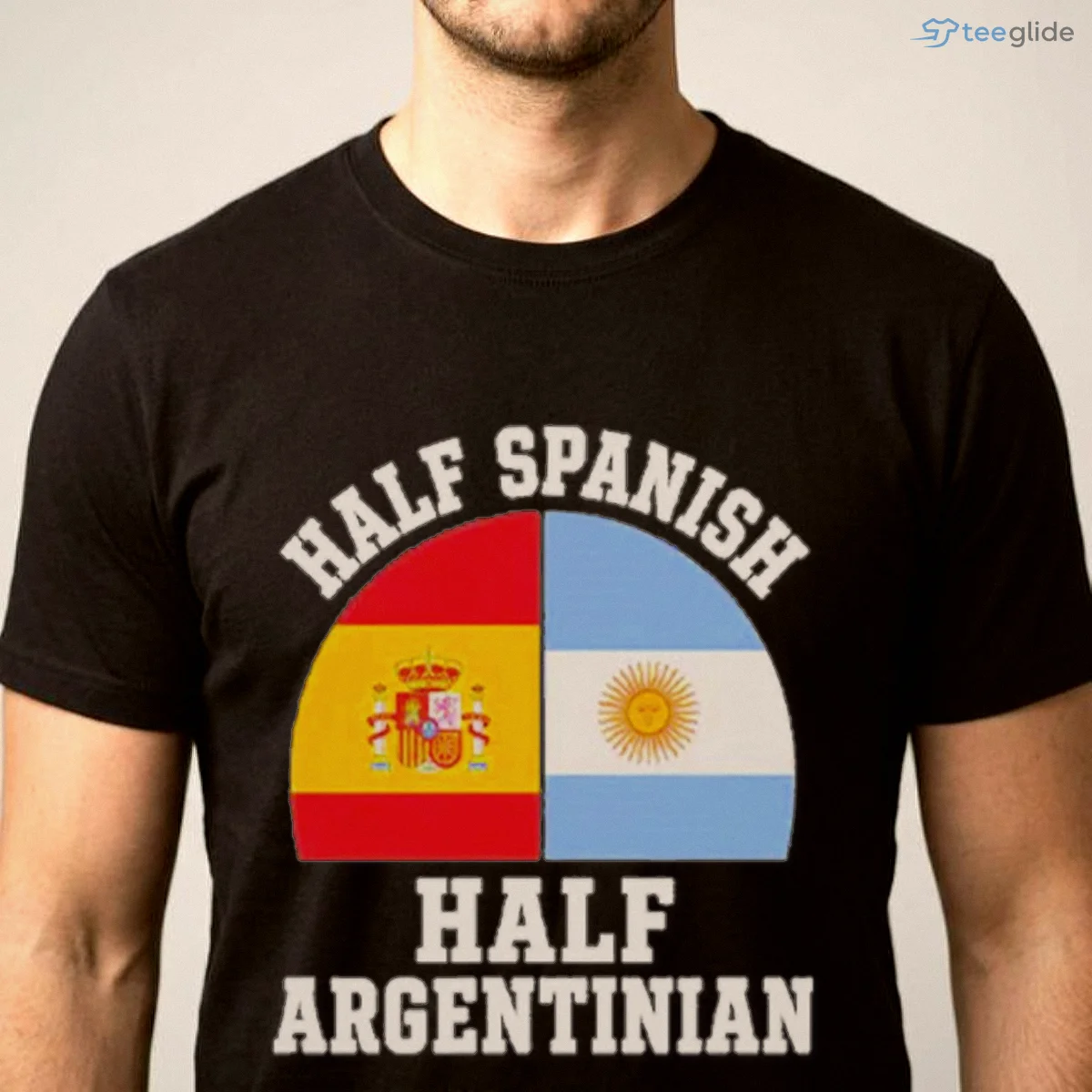 half spanish half argentinian flag shirt 1 half spanish half argentinian flag shirt 1