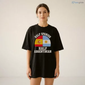 half spanish half argentinian flag shirt 2