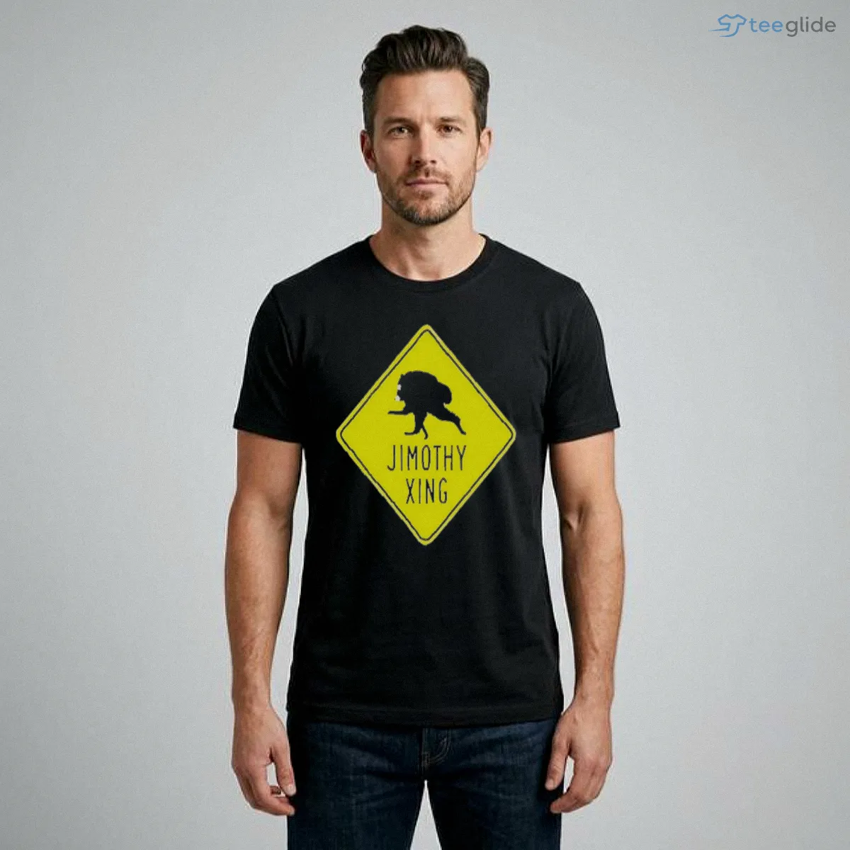 jimothy xing raccoon crossing funny road sign t shirt 1 jimothy xing raccoon crossing funny road sign t shirt 1