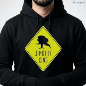 Jimothy Xing Raccoon Crossing Funny Road Sign T-Shirt 3 jimothy xing raccoon crossing funny road sign t shirt 4