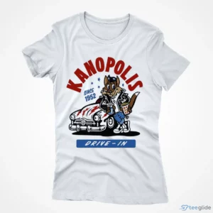 Kanopolis Since 1952 Drive-In Wolf Car Shirt 2 kanopolis since 1952 drive in wolf car shirt 3
