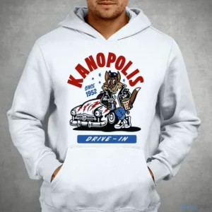 Kanopolis Since 1952 Drive-In Wolf Car Shirt 3 kanopolis since 1952 drive in wolf car shirt 4