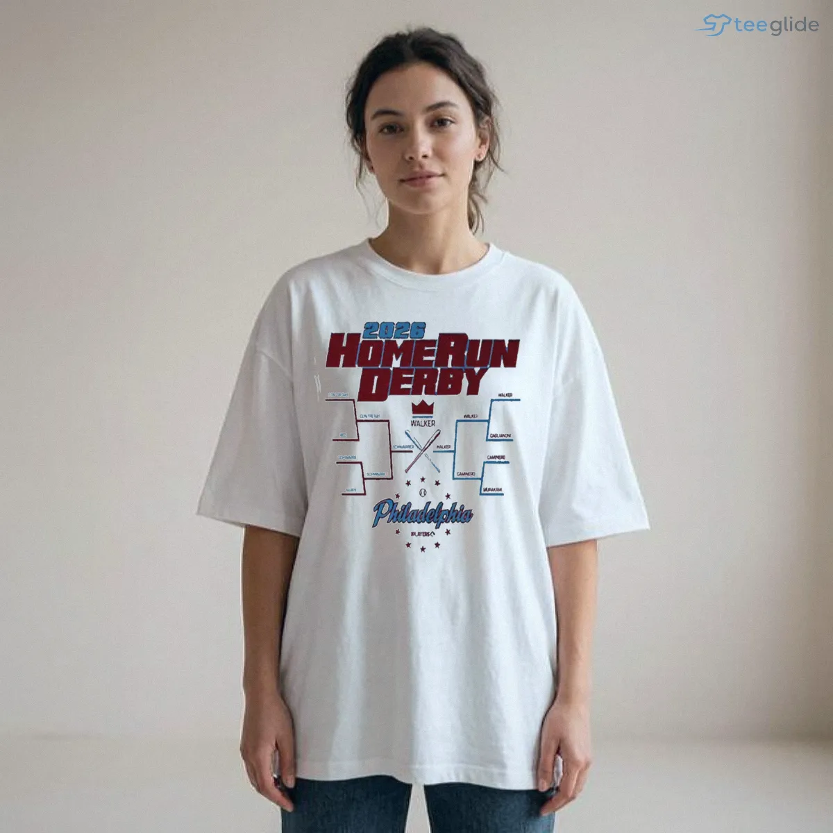 L Philadelphia Home Run Derby Bracket Shirt 8 L Philadelphia Home Run Derby Bracket Shirt - Product Image