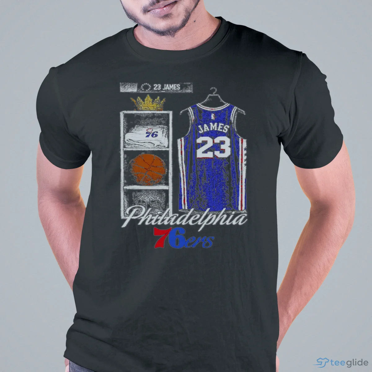 lebron james philadelphia 76ers mitchell ness locker room t shirt 1 lebron james philadelphia 76ers mitchell ness locker room t shirt 1