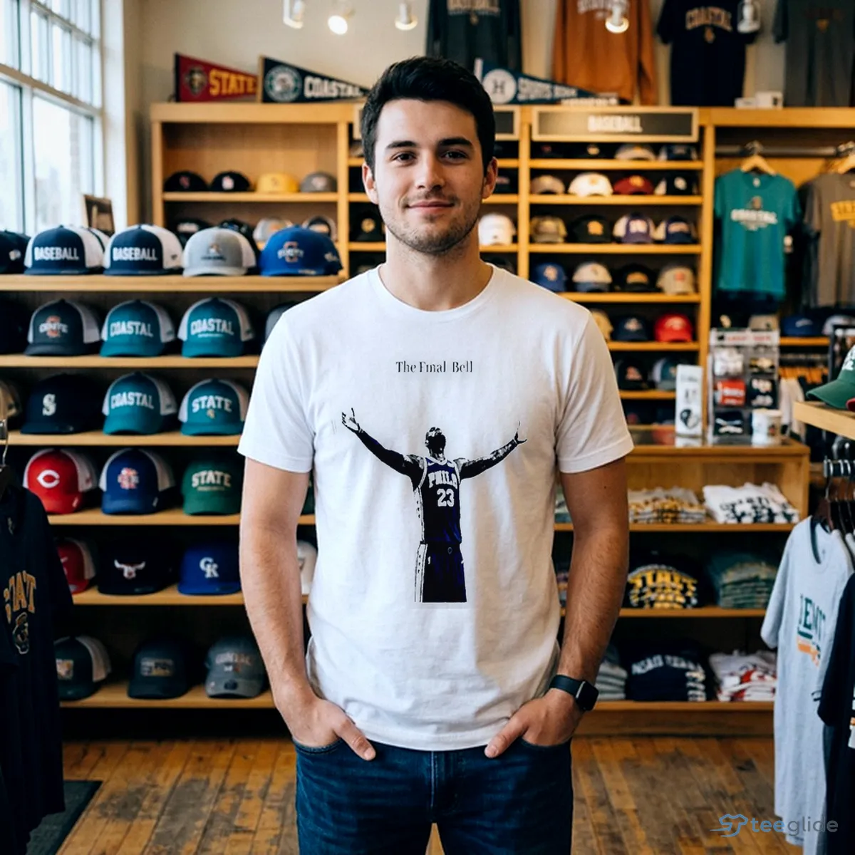 LeBron James Philadelphia 76ers The Final Bell Shirt 8 Shop LeBron James Philadelphia 76ers The Final Bell Shirt Online