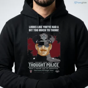 Looks Like You'Ve Had Too Much To Think Thought Police Ladies Garment Dye Box Shirt 3 looks like you ve had too much to think thought police ladies garment dye box shirt 4
