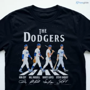 Los Angeles Dodgers The Infield Abbey Road Graphic T-Shirt 2 los angeles dodgers the infield abbey road graphic t shirt 3