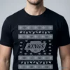 Los Angeles Kings Holiday Lights Sweater T-Shirt 5 los angeles kings holiday lights sweater t shirt 1