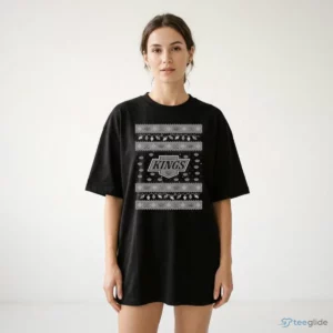 los angeles kings holiday lights sweater t shirt 2