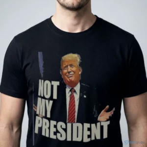 lucas sanders donald trump not my president shirt 1
