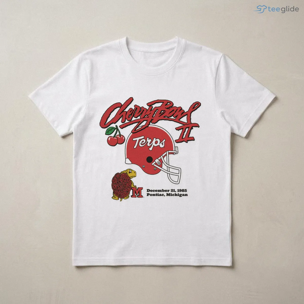 maryland cherry bowl champs 1985 vintage t shirt 3 maryland cherry bowl champs 1985 vintage t shirt 3