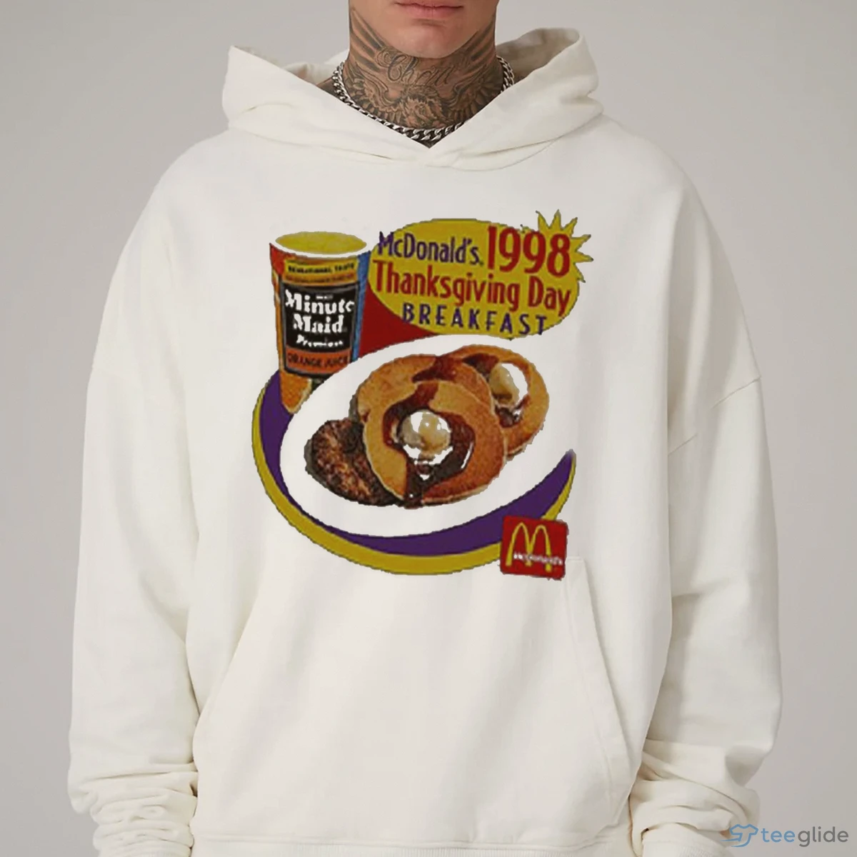 mcdonald s 1998 thanksgiving day breakfast minute maid t shirt 3 mcdonald s 1998 thanksgiving day breakfast minute maid t shirt 3