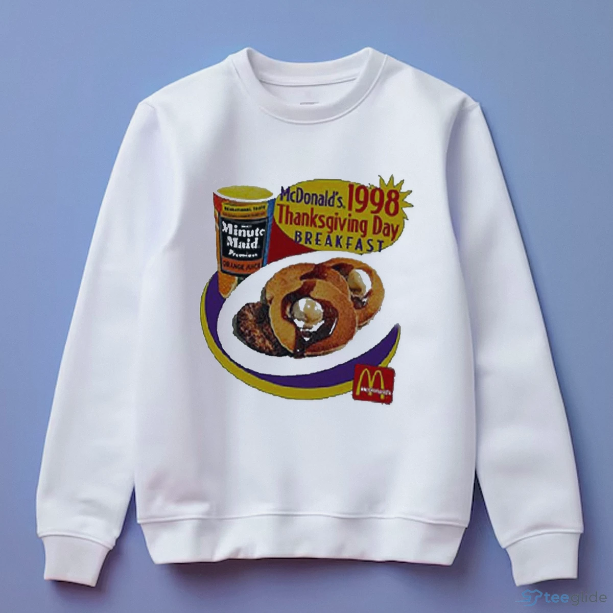 mcdonald s 1998 thanksgiving day breakfast minute maid t shirt 4 mcdonald s 1998 thanksgiving day breakfast minute maid t shirt 4