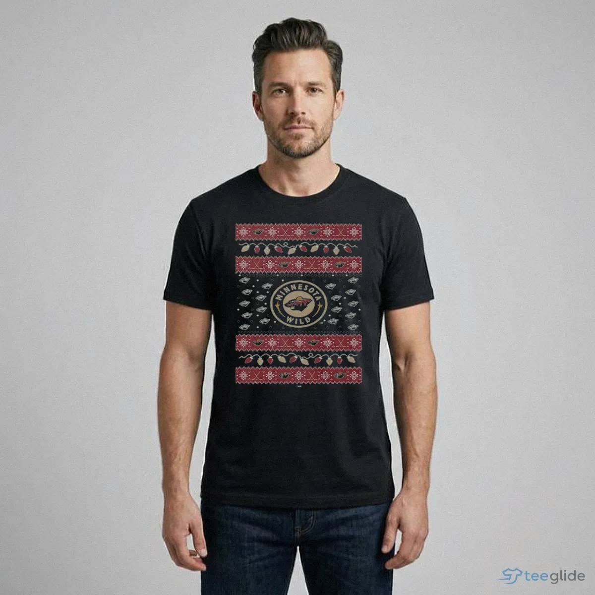 minnesota wild holiday lights sweater t shirt 1 minnesota wild holiday lights sweater t shirt 1