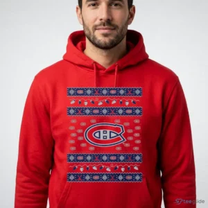montreal canadiens holiday lights sweater t shirt 4