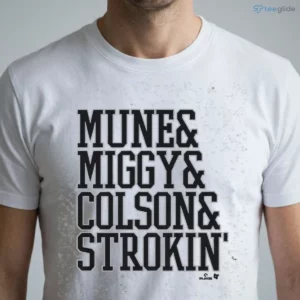 munetaka murakami miguel vargas colson montgomery mune miggy colson strokin shirt 1
