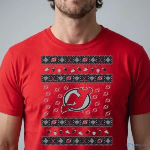 new jersey devils holiday lights sweater t shirt 1