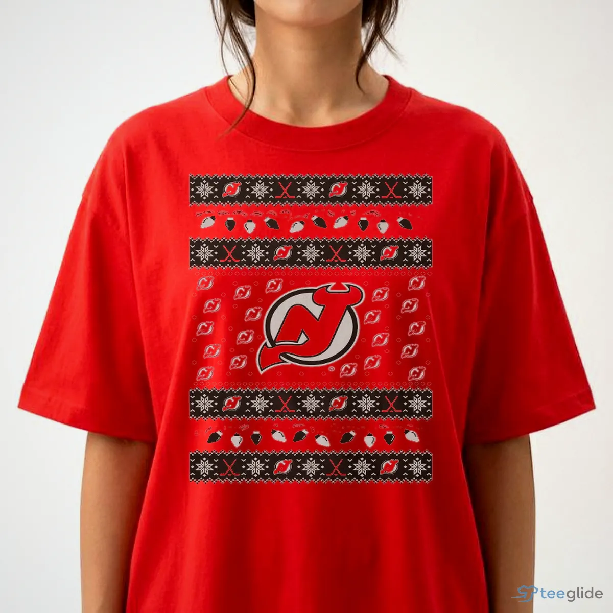 new jersey devils holiday lights sweater t shirt 2 new jersey devils holiday lights sweater t shirt 2