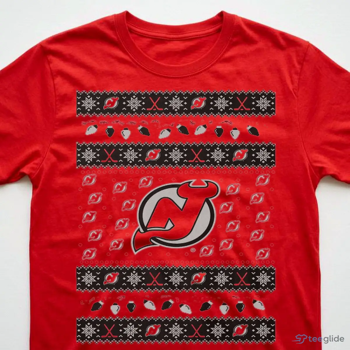 new jersey devils holiday lights sweater t shirt 3 new jersey devils holiday lights sweater t shirt 3