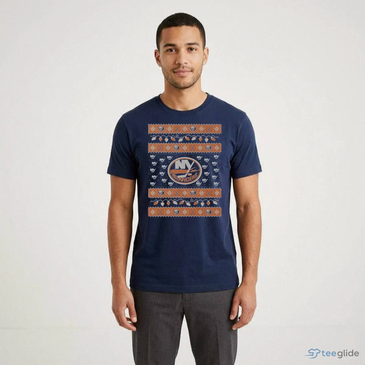 new york islanders holiday lights sweater t shirt 1 new york islanders holiday lights sweater t shirt 1