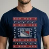 New York Rangers Holiday Lights Sweater T-Shirt 4 new york rangers holiday lights sweater t shirt 1