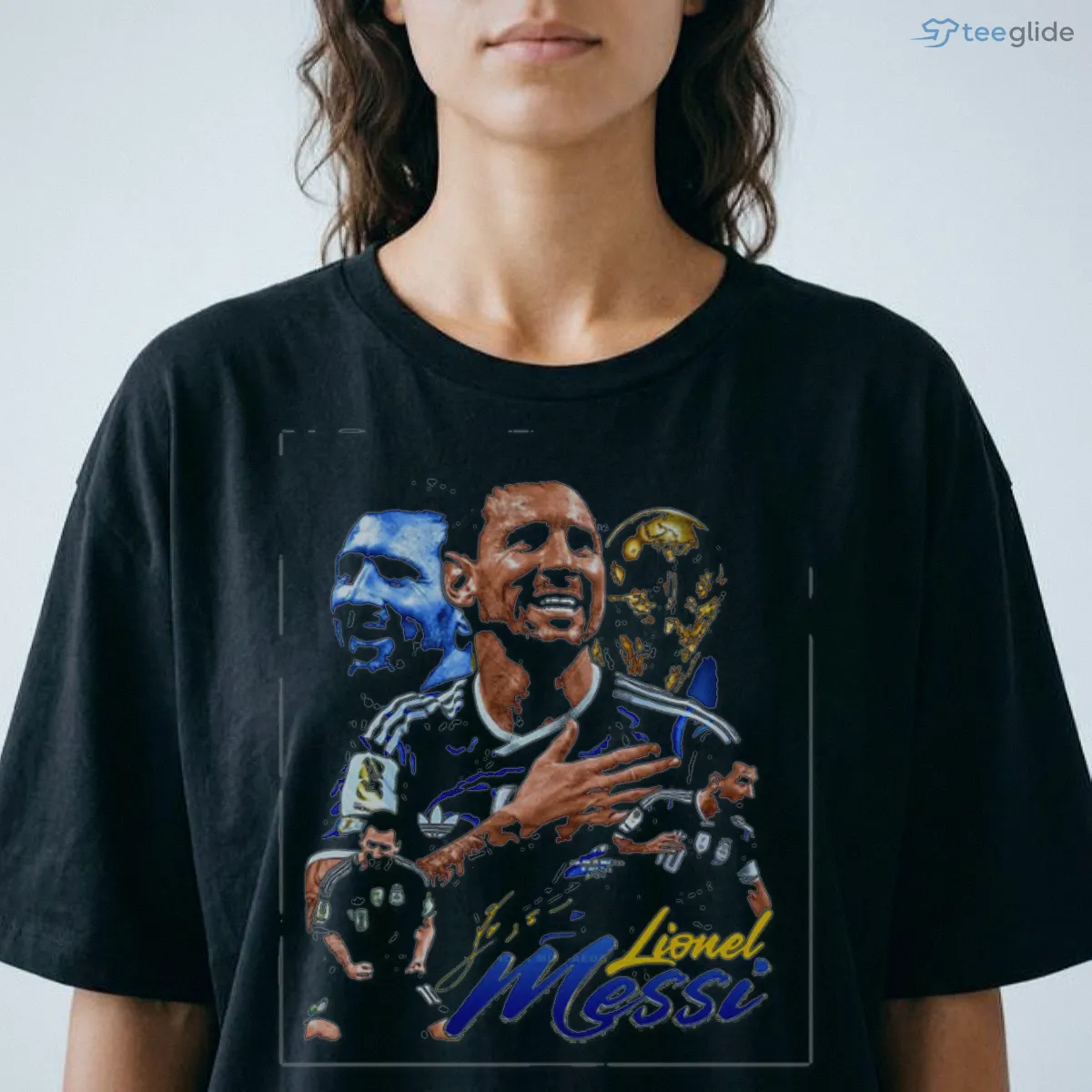 Official Lionel Messi Argentina World Cup Champion Goat Collage Shirt 8 Official Lionel Messi Argentina World Cup Champion Goat Collage Shirt - Available at teeglide
