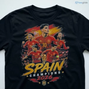 Official Spain Soccer Champions FIFA 2026 Shirt Spanish Football Player 2 official spain soccer champions fifa 2026 shirt spanish football player 3