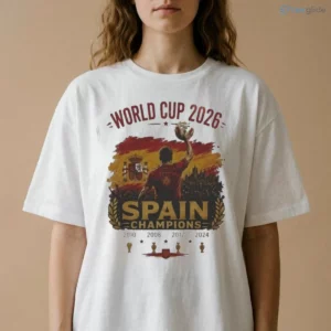 Official Spain World Cup 2026 Soccer 2010 – 2008 – 2012 – 2024 Spain Champions T-Shirt 1 official spain world cup 2026 soccer 2010 2008 2012 2024 spain champions t shirt 2