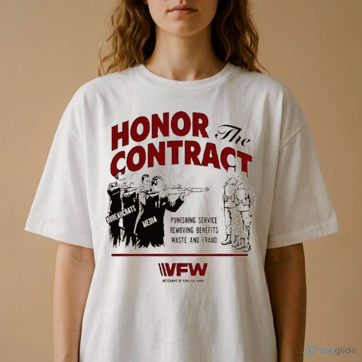 Official VFW Honor The Contract Veterans Of Foreign Wars Political Shirt 8 Official VFW Honor The Contract Veterans Of Foreign Wars Political Shirt